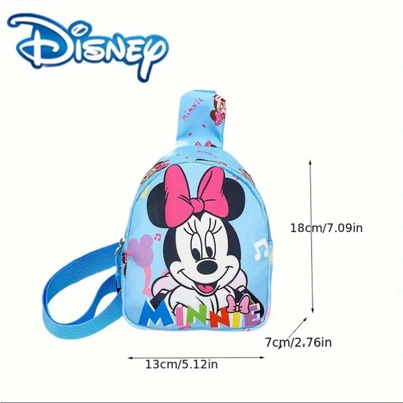 ‼️$7‼️ Disney Cartoon Minnie Mickey Chest Bag, Anime Small Crossbody Bag - Picture 5 of 8